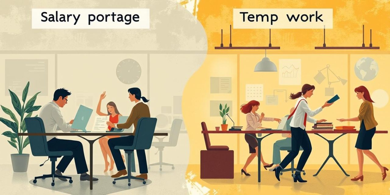 Salary Portage vs. Temp Work: Key Differences